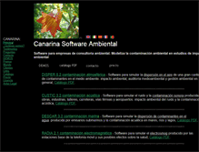 Tablet Screenshot of canarina.com